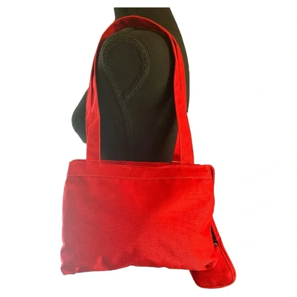 Vintage Gloria Astor NWT Red Woven Handbag with coin purse - Picture 5 of 11